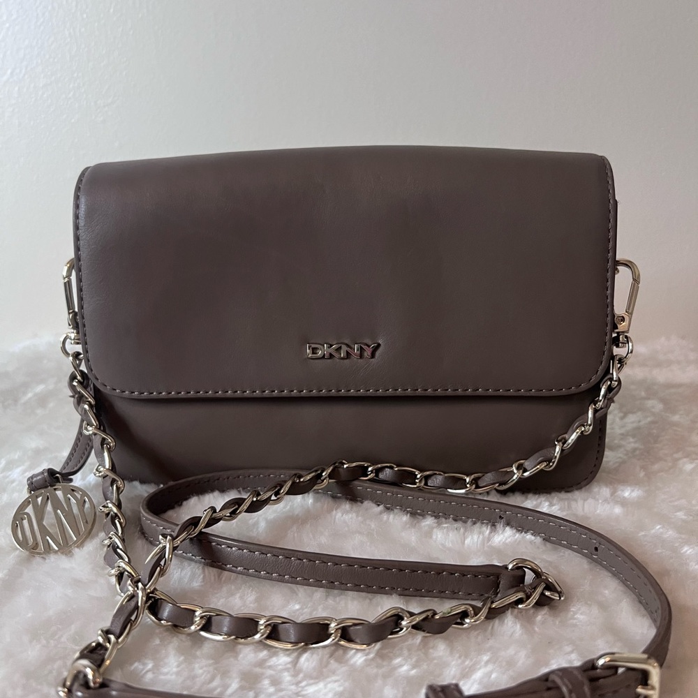 DKNY Leather Crossbody Bag